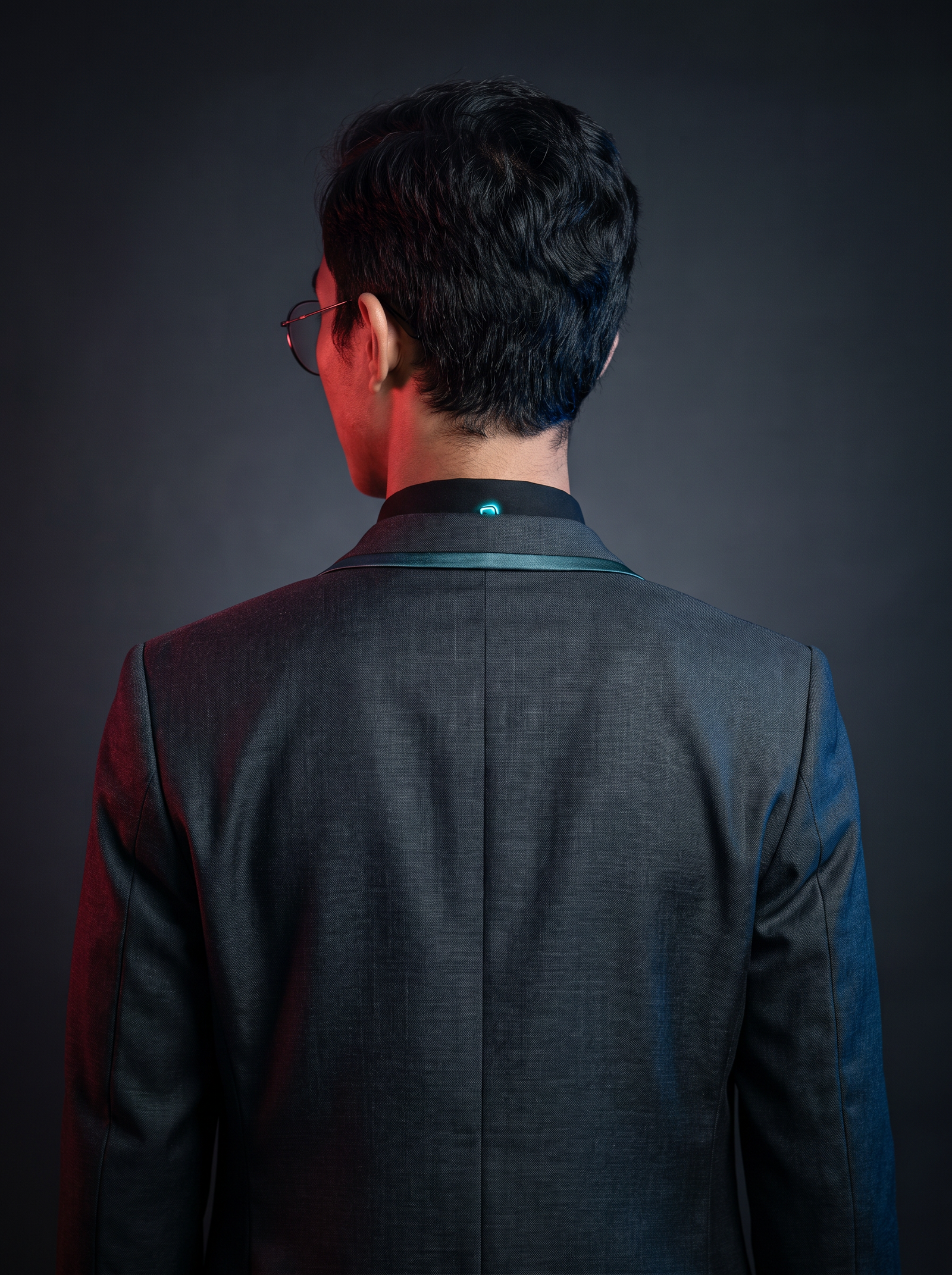Naufal Falah Abdurrazaq — back view
