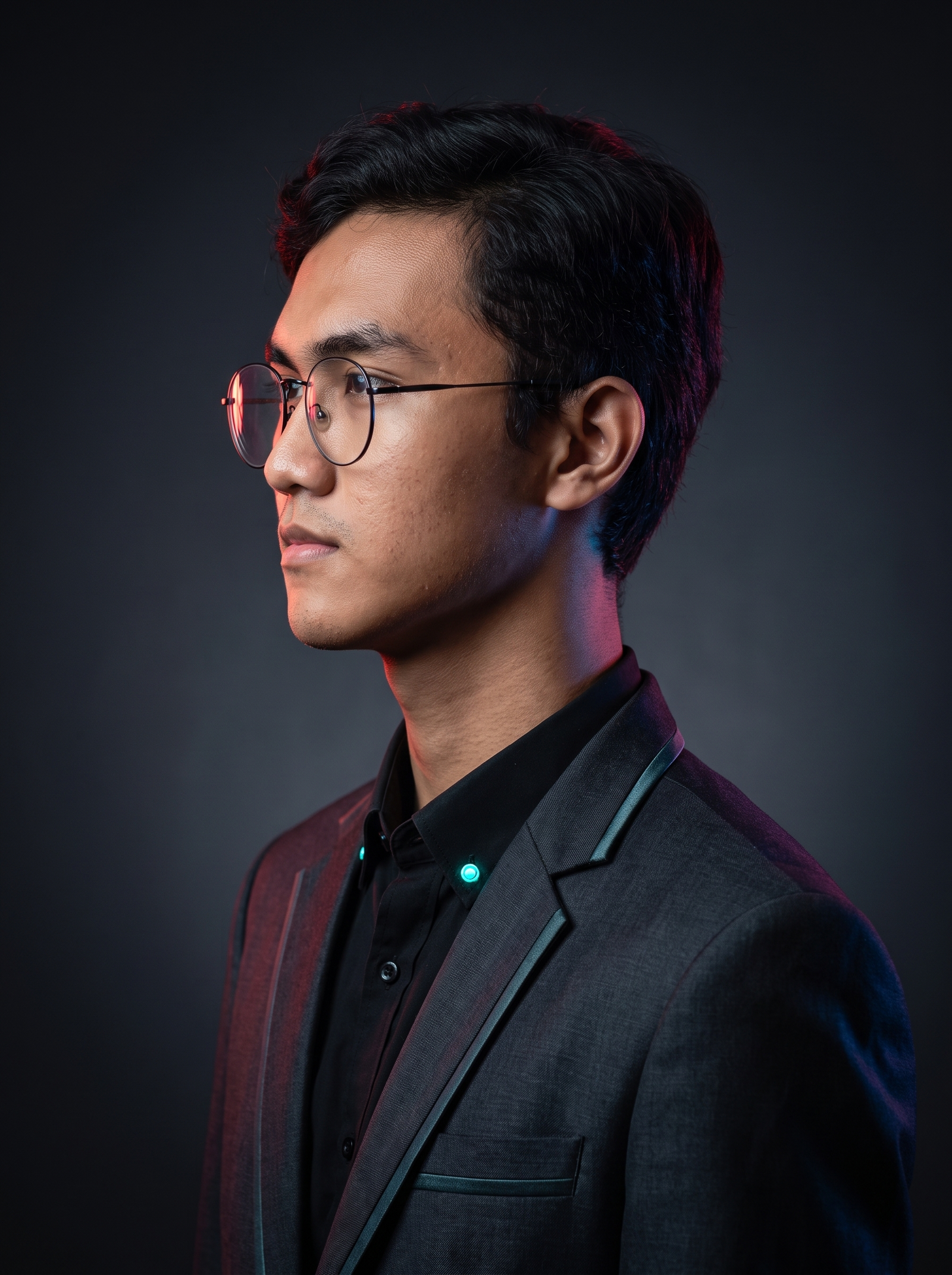 Naufal Falah Abdurrazaq — side view